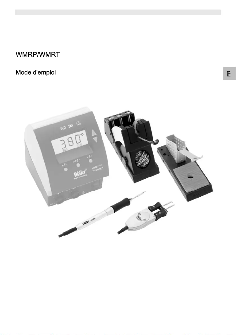 Page n°1 - Manuel utilisateur Weller WMRT MS