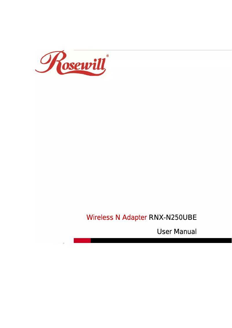 Image de la première page du manuel de l'appareil RNX-N250UBE