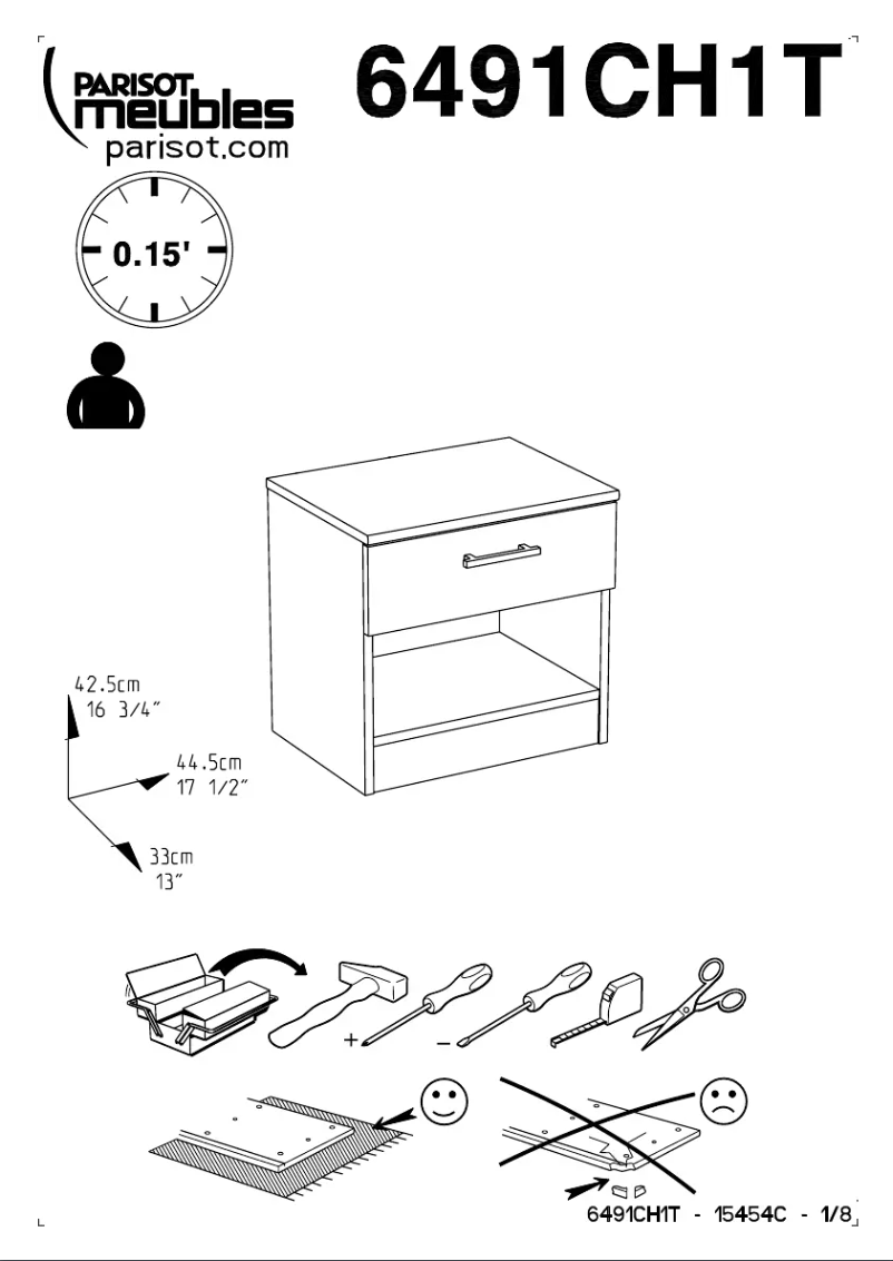 Image de la première page du manuel de l'appareil Infinity 6491CH1T