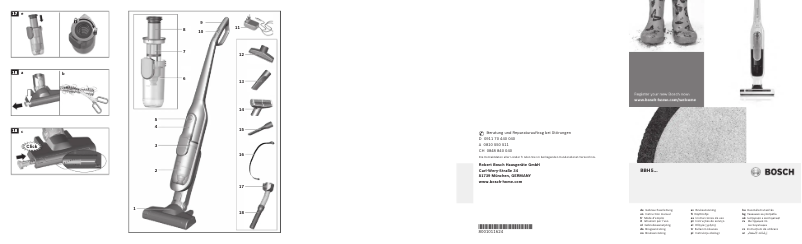 Image de la première page du manuel de l'appareil Athlet BBH51830