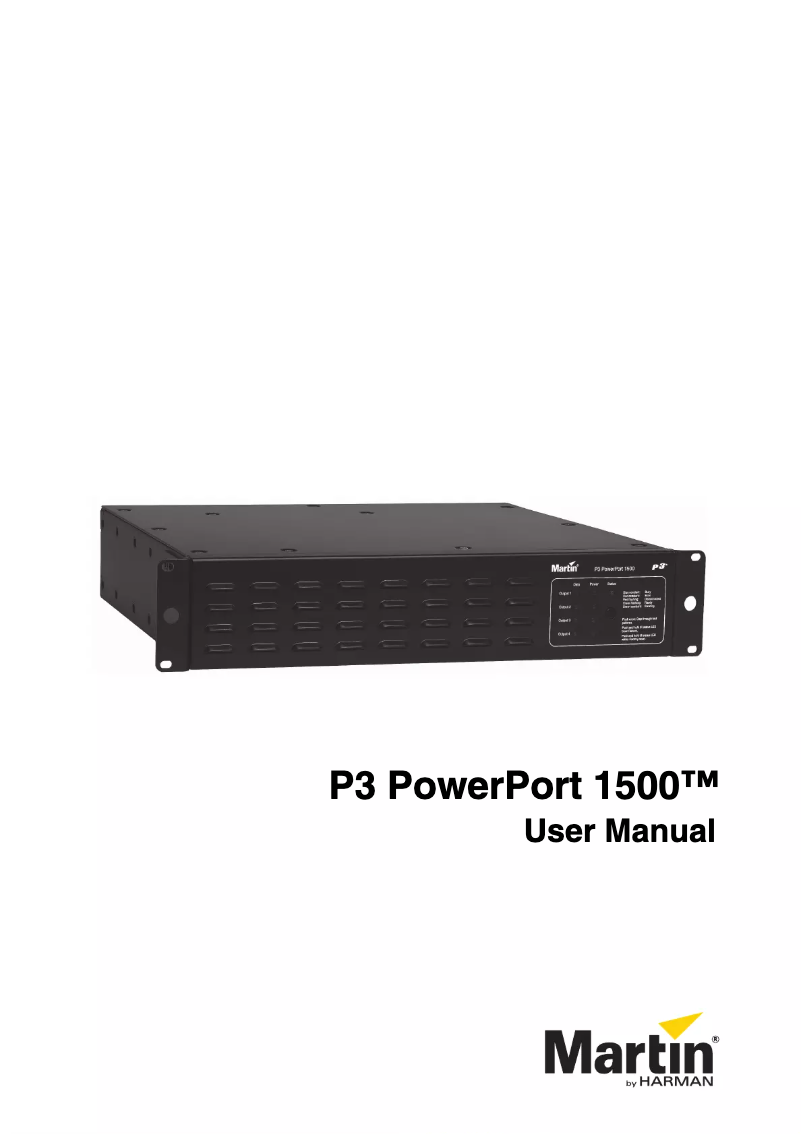 Image de la première page du manuel de l'appareil P3 PowerPort 1500
