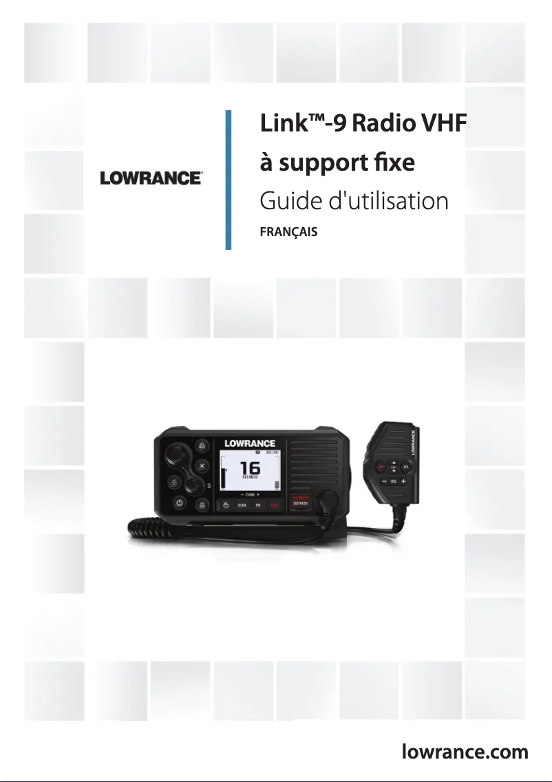 Page 1 de la notice Manuel utilisateur Lowrance Link-9 VHF