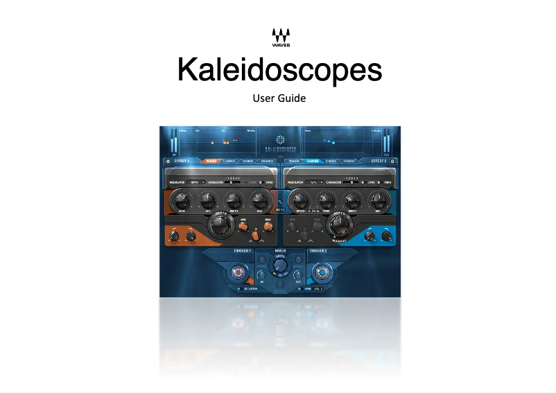 Page 1 de la notice Manuel utilisateur Waves Kaleidoscopes