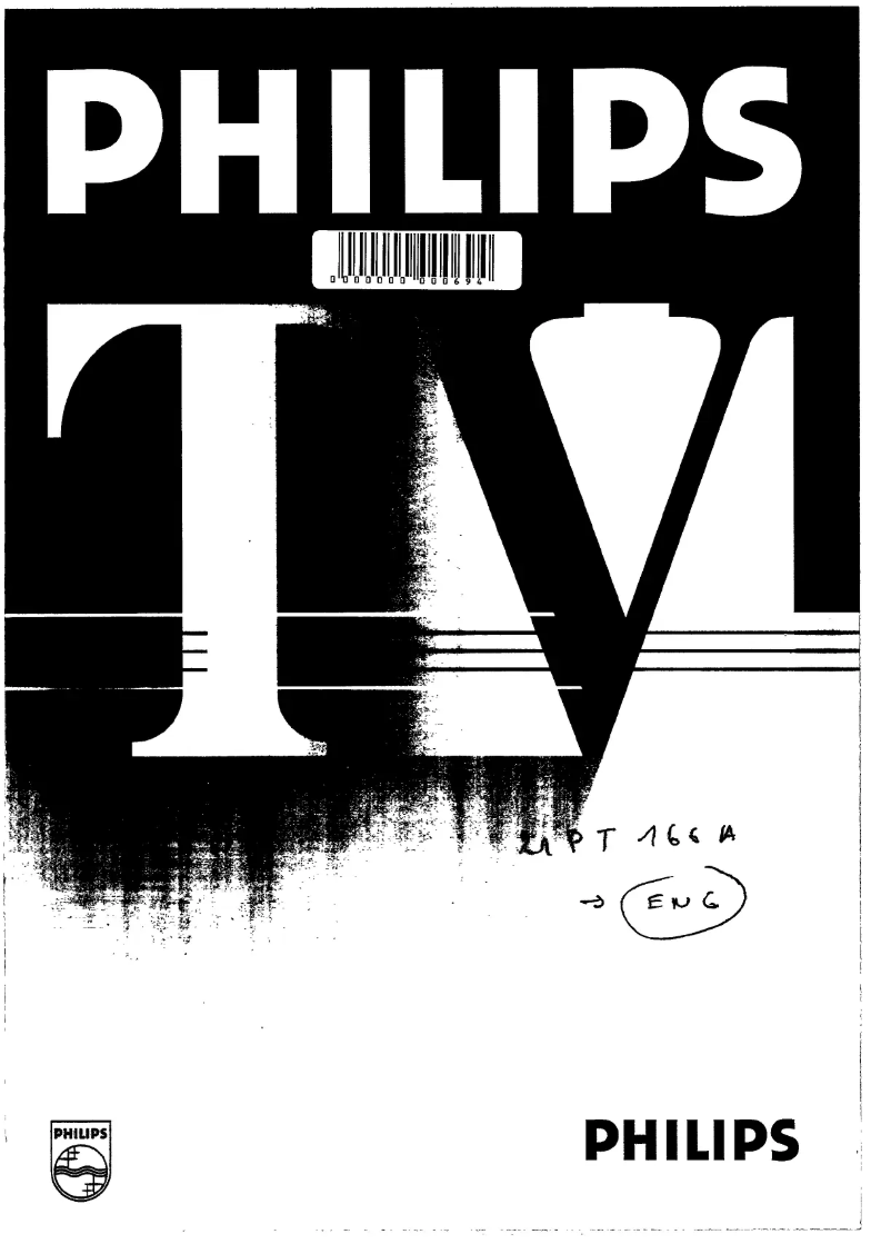 Page 1 de la notice Manuel utilisateur Philips 21PT166A