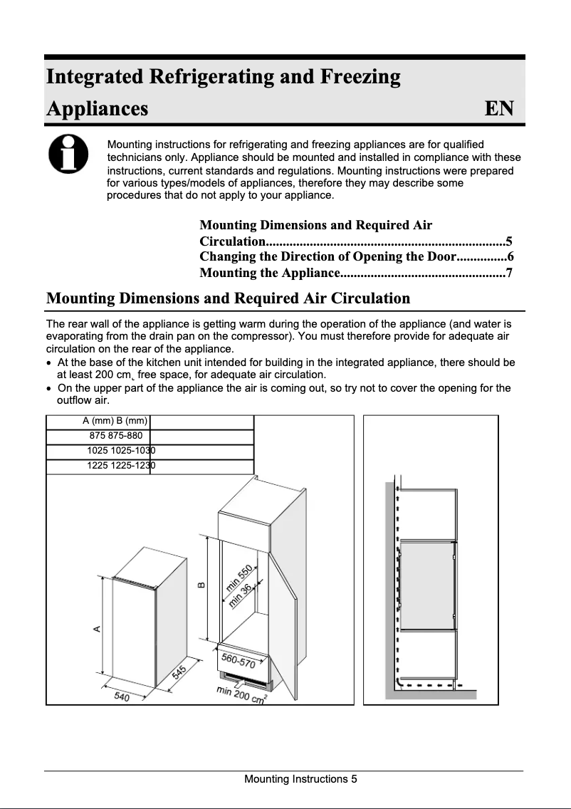 Page n°1 - Manuel utilisateur Gorenje RI2205W