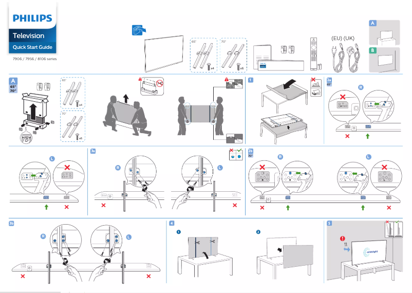Image de la première page du manuel de l'appareil 70PUS7906