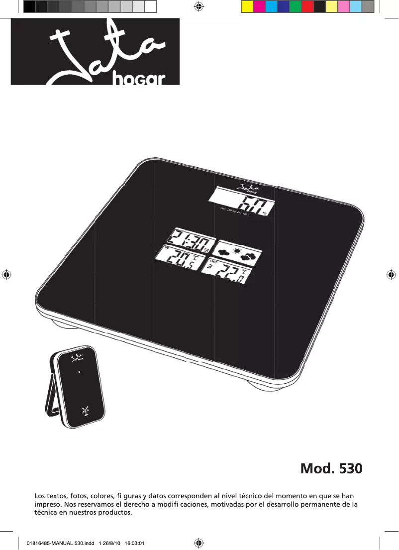 Page 1 de la notice Manuel utilisateur Jata 530