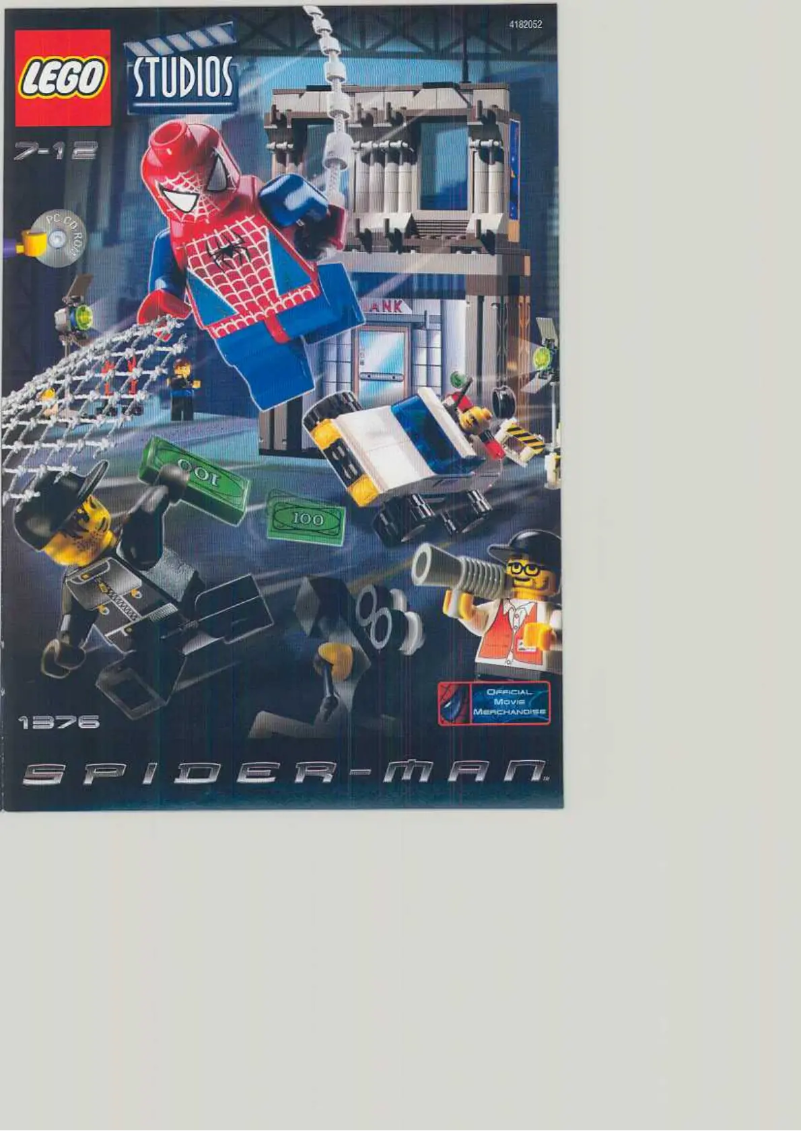 Page 1 de la notice Manuel utilisateur Lego Spiderman 1376