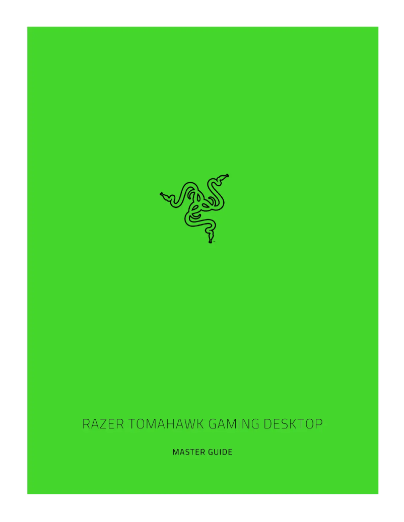 Image de la première page du manuel de l'appareil Tomahawk Gaming Desktop