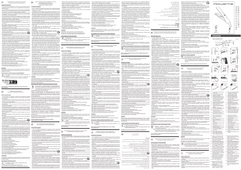 Page 1 de la notice Manuel utilisateur Rowenta KARL LAGERFELD K/ Pro Stylist SF466L