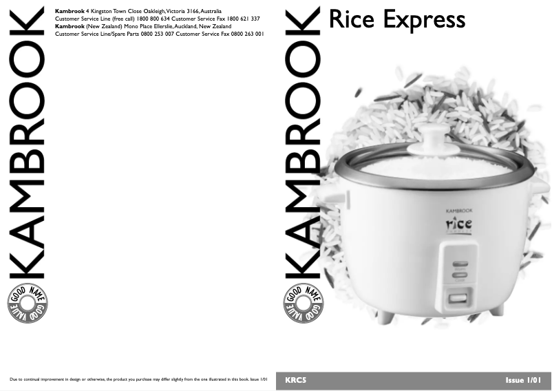 Image de la première page du manuel de l'appareil KRC8