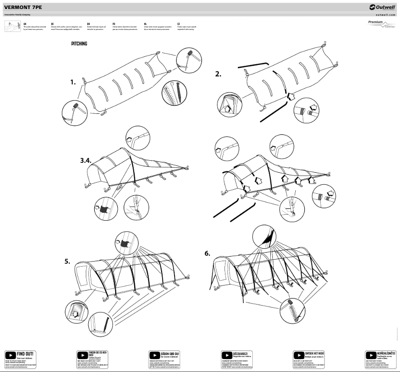 Image de la première page du manuel de l'appareil Vermont 7PE