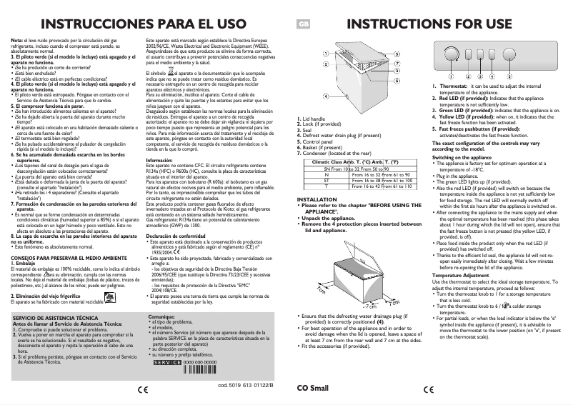 Image de la première page du manuel de l'appareil AFG 050 MAP
