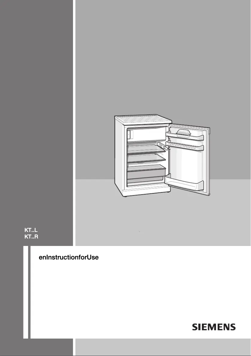 Page 1 de la notice Manuel utilisateur Siemens KT15LA31