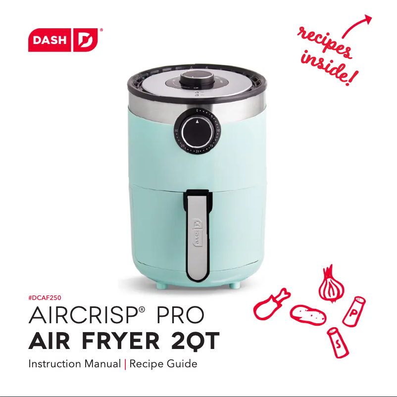 Imagen de la primera página del manual del dispositivo Aircrisp Pro Compact DCAF250GBBK02