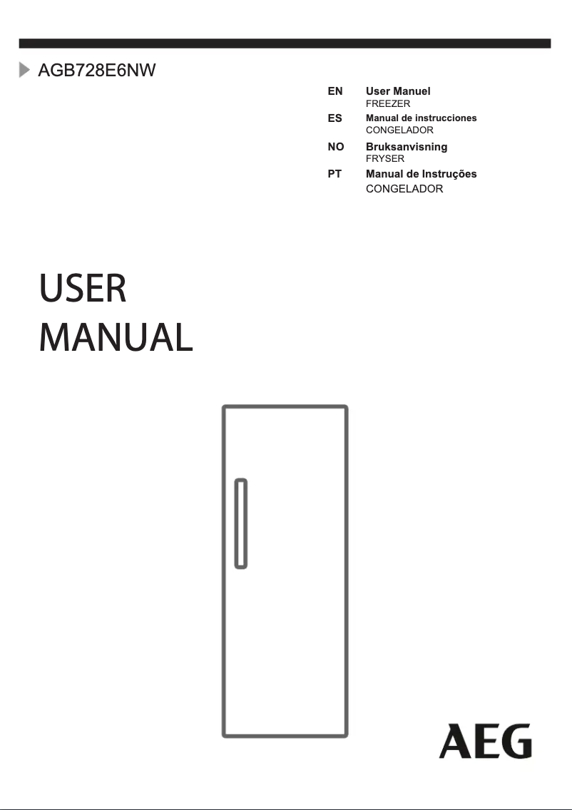 Page 1 de la notice Manuel utilisateur AEG AGB728E6NW