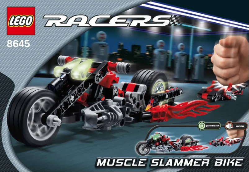 Page 1 de la notice Manuel utilisateur Lego Muscle Slammer Bike