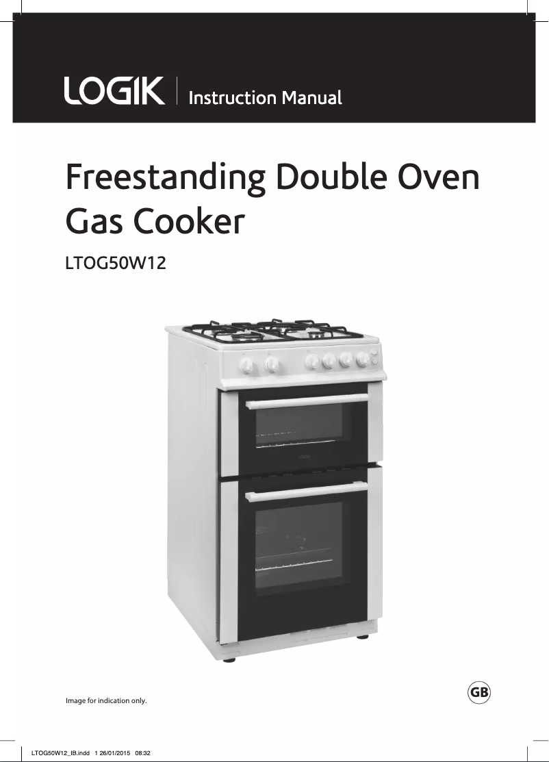 Page 1 de la notice Manuel utilisateur Logik LTOG50W12