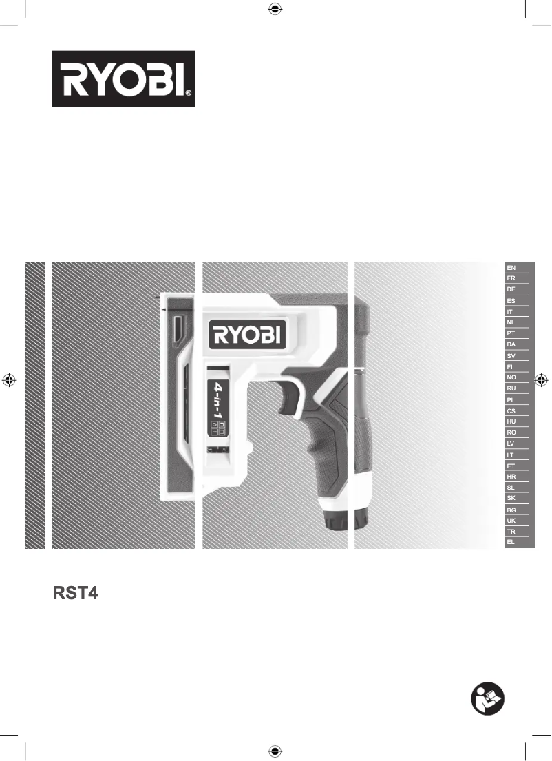 Page n°1 - Manuel utilisateur RYOBI RST4