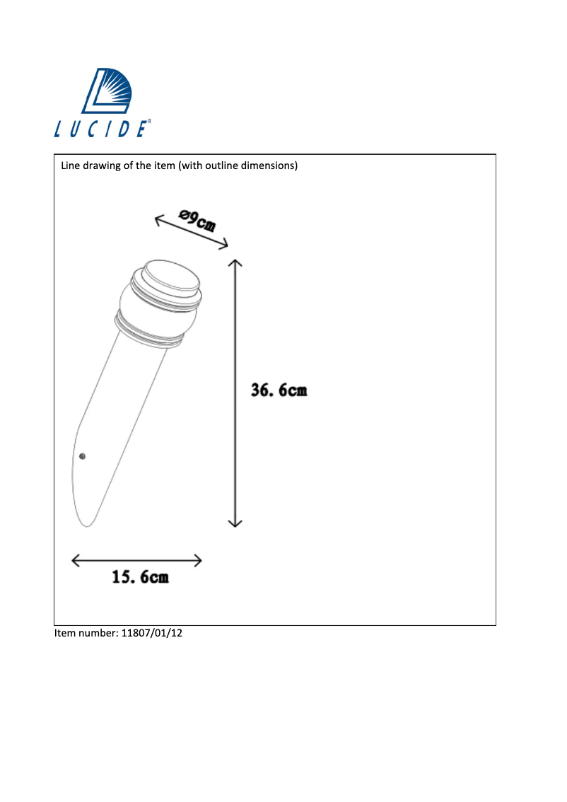Page n°1 - Manuel utilisateur Lucide Mirane 11807/01/12