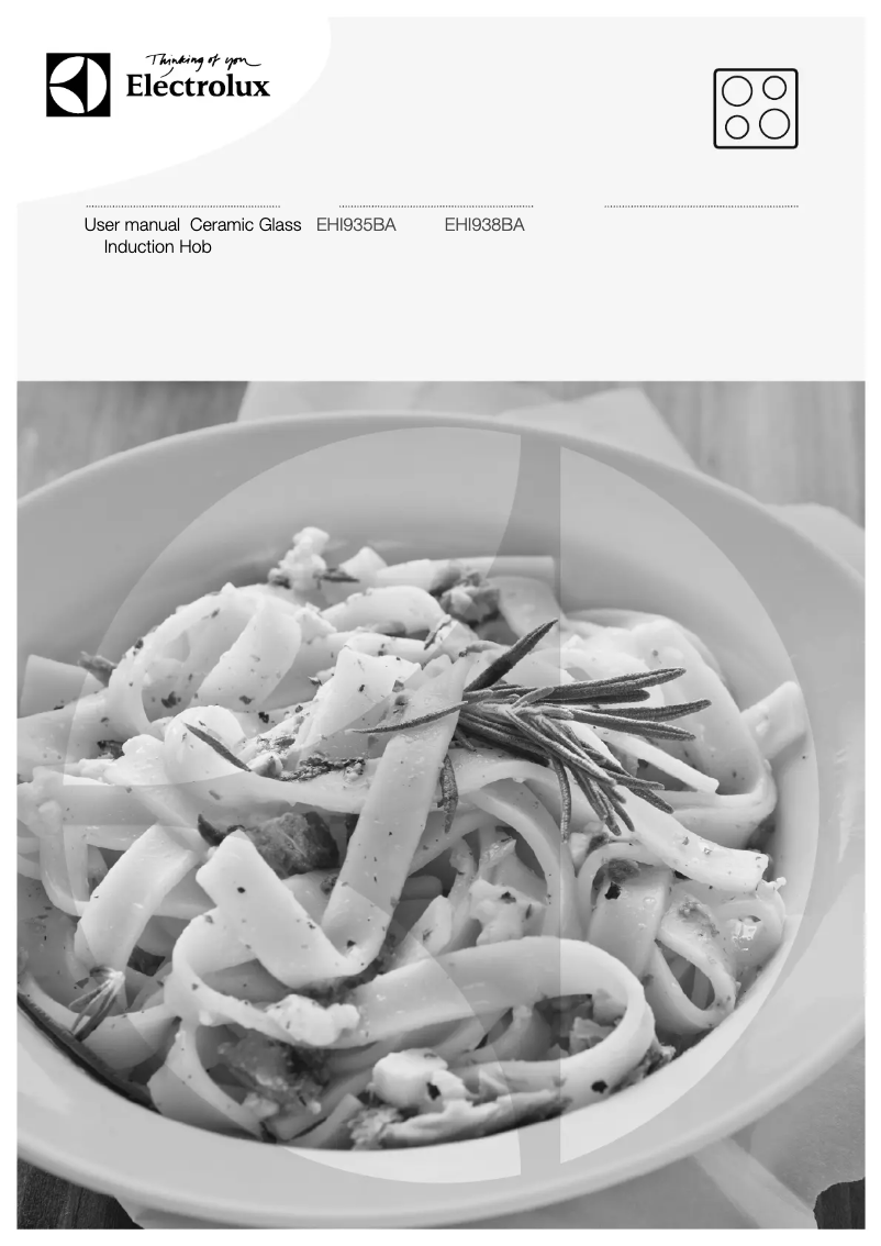 Página 1 del manual Manual de usuario Electrolux EHI938BA