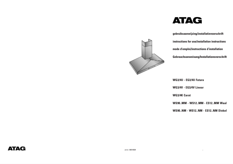 Page n°1 - Manuel utilisateur Atag WG411M