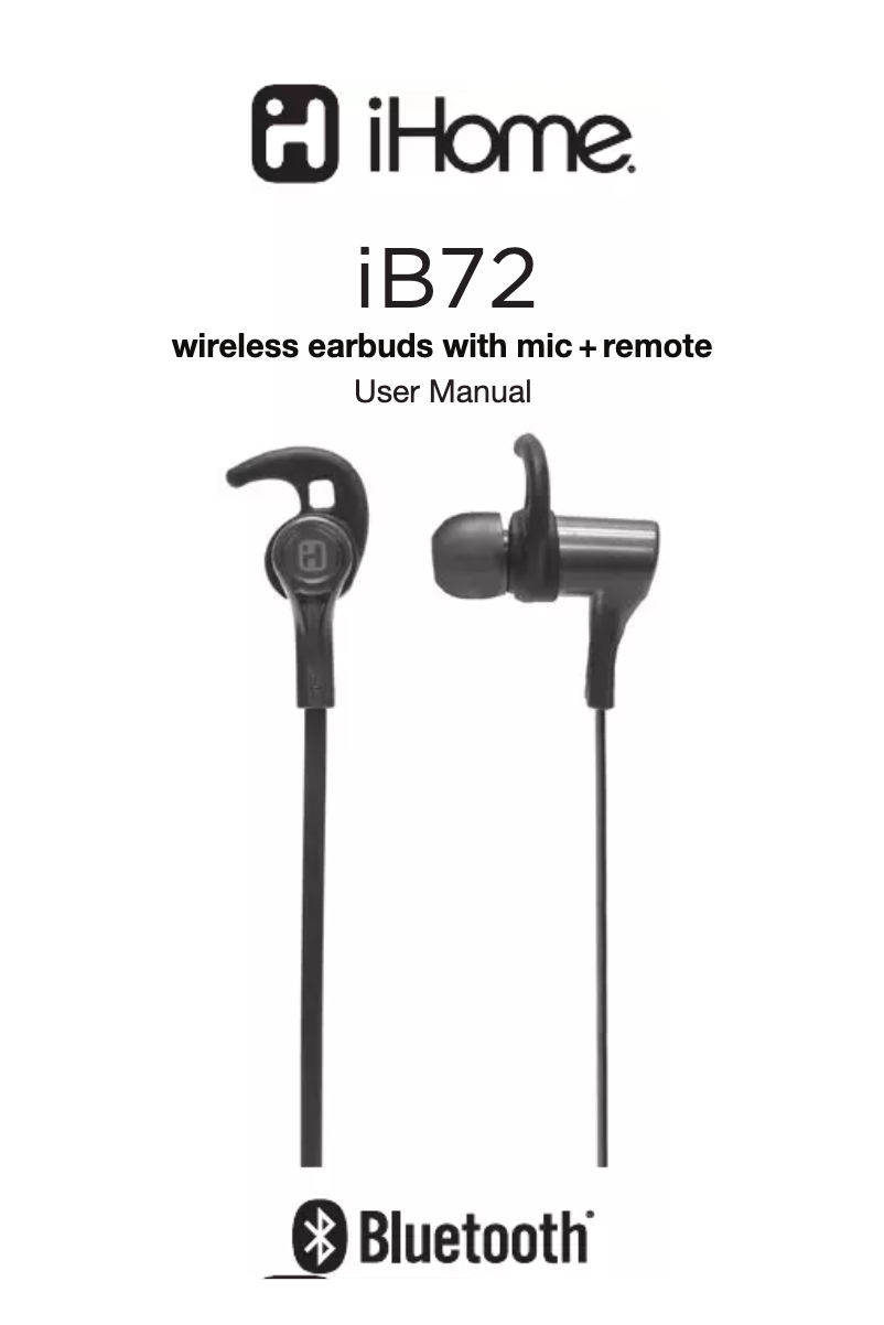 Image de la première page du manuel de l'appareil IB72