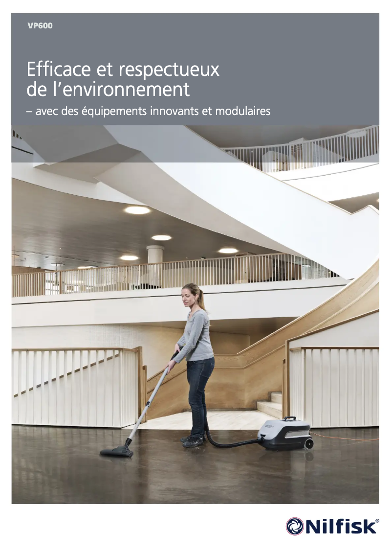 Página 1 del manual Folleto Nilfisk VP600