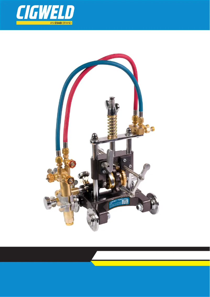 Page n°1 - Manuel utilisateur Cigweld COMET