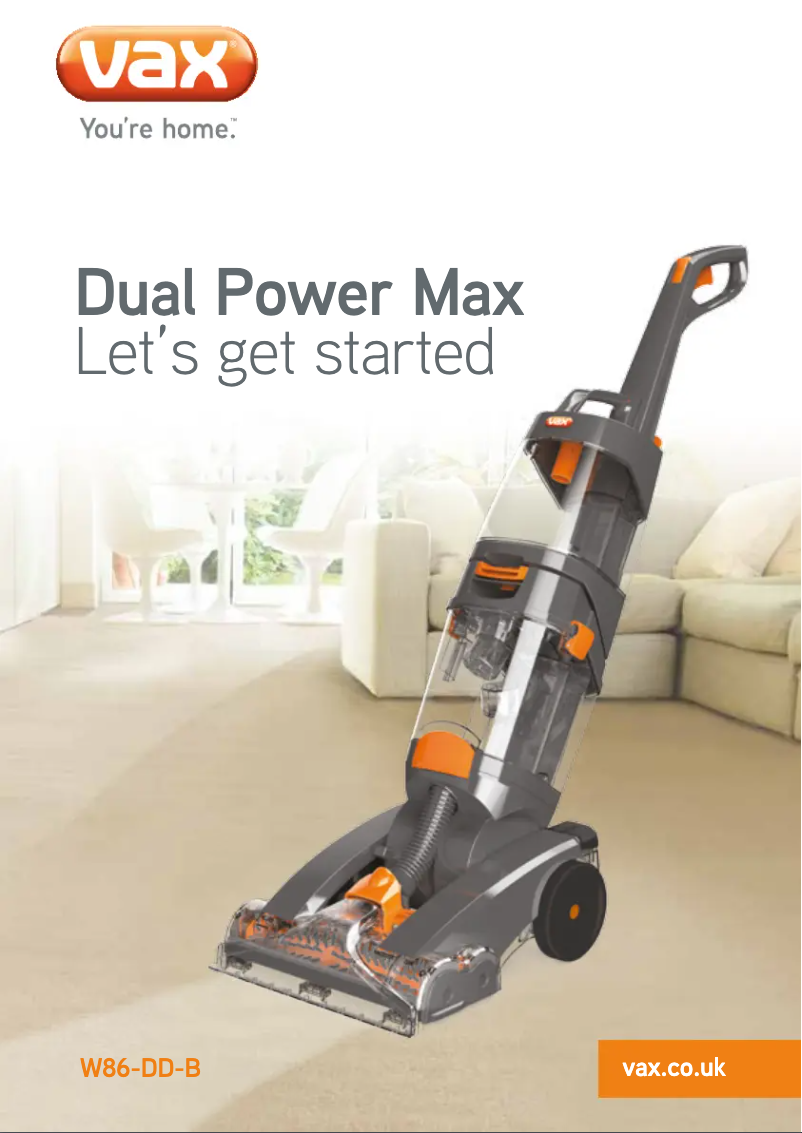 Page n°1 - Manuel utilisateur Vax Dual Power Max W86-DD-B