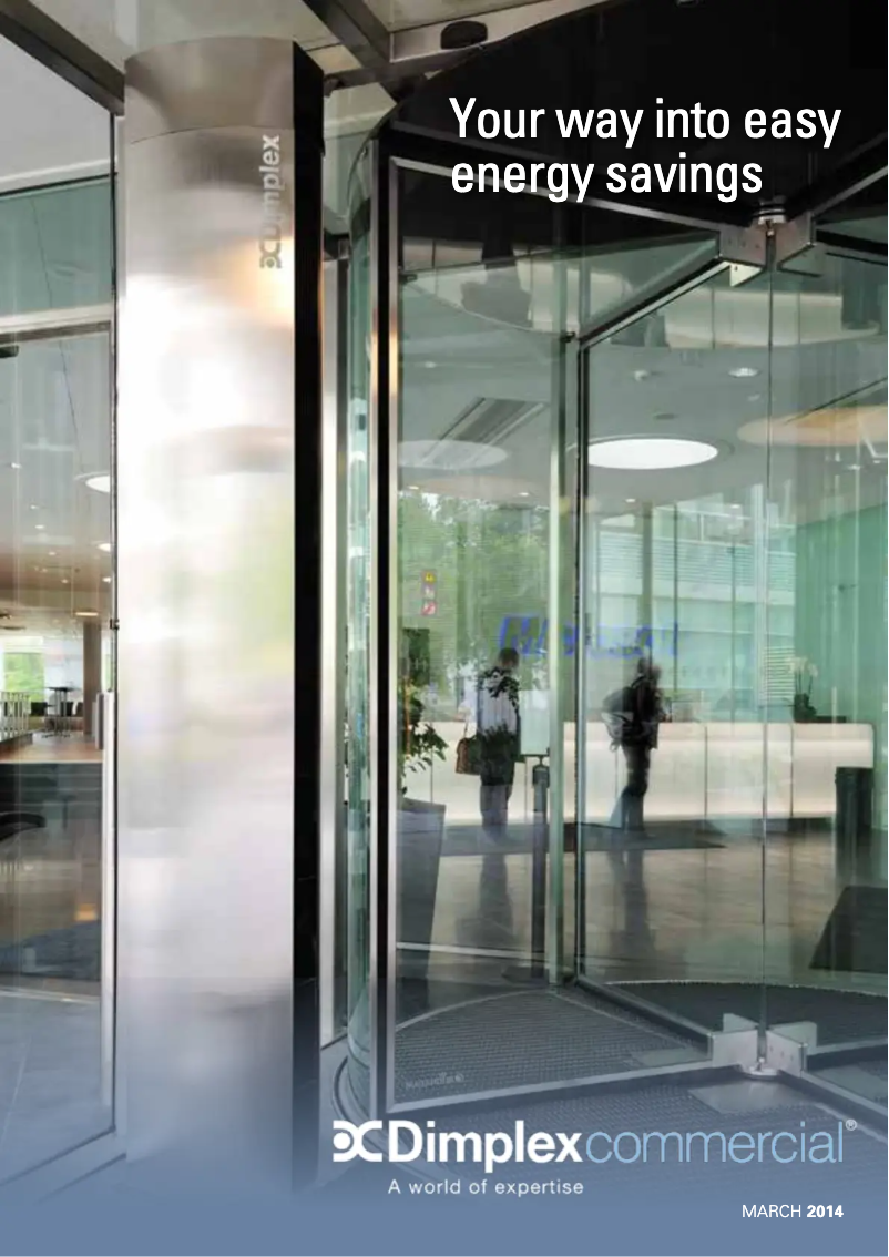 Page 1 de la notice Brochure Dimplex DAB20WR