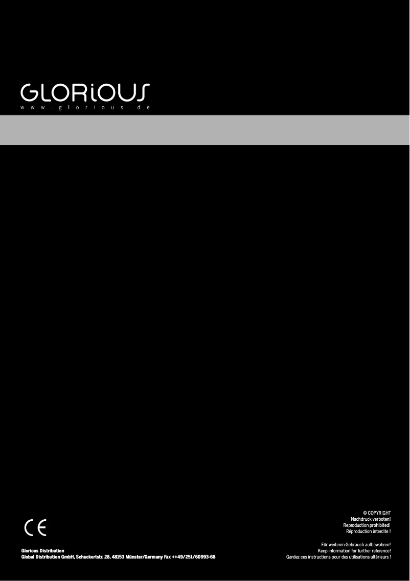 Página 1 del manual Manual de usuario Glorious Record Box 55