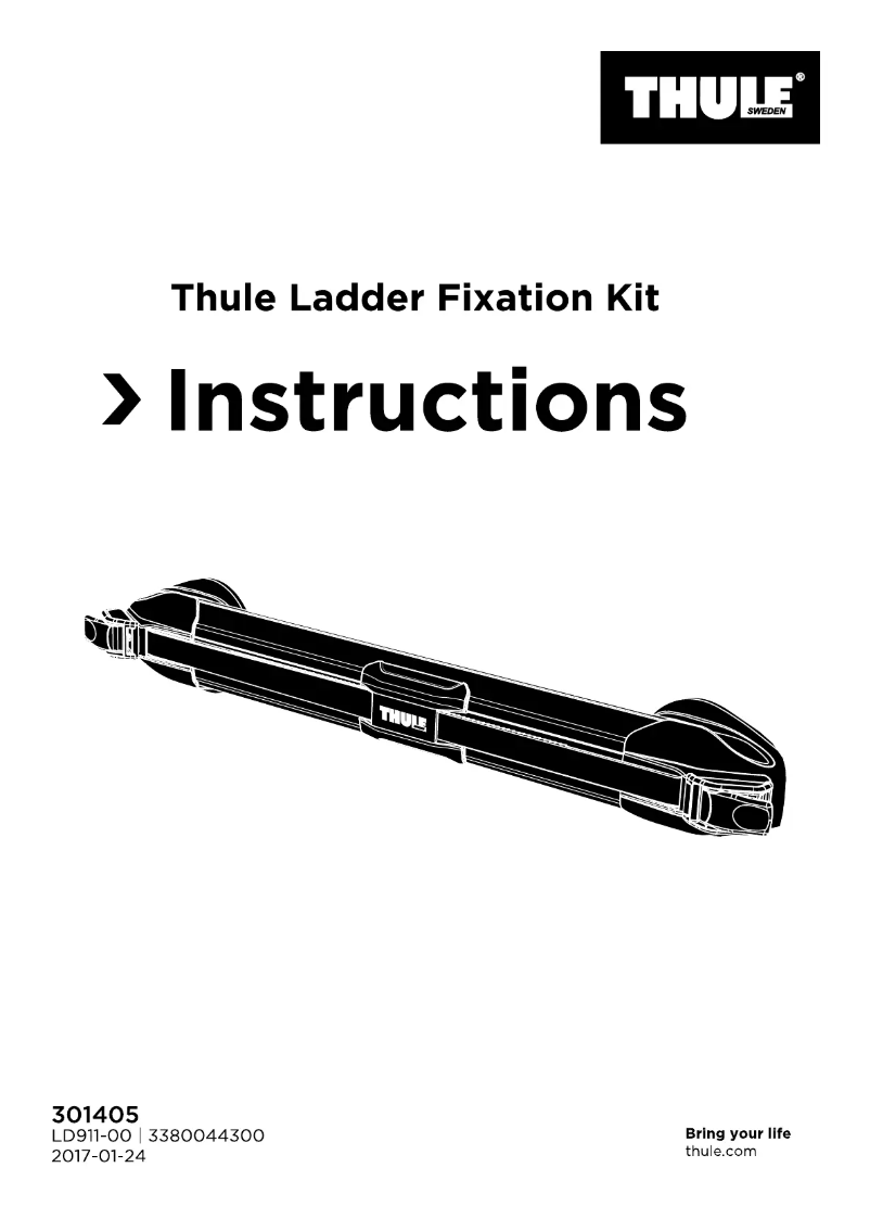 Page 1 de la notice Manuel utilisateur Thule Ladder Fixation Kit