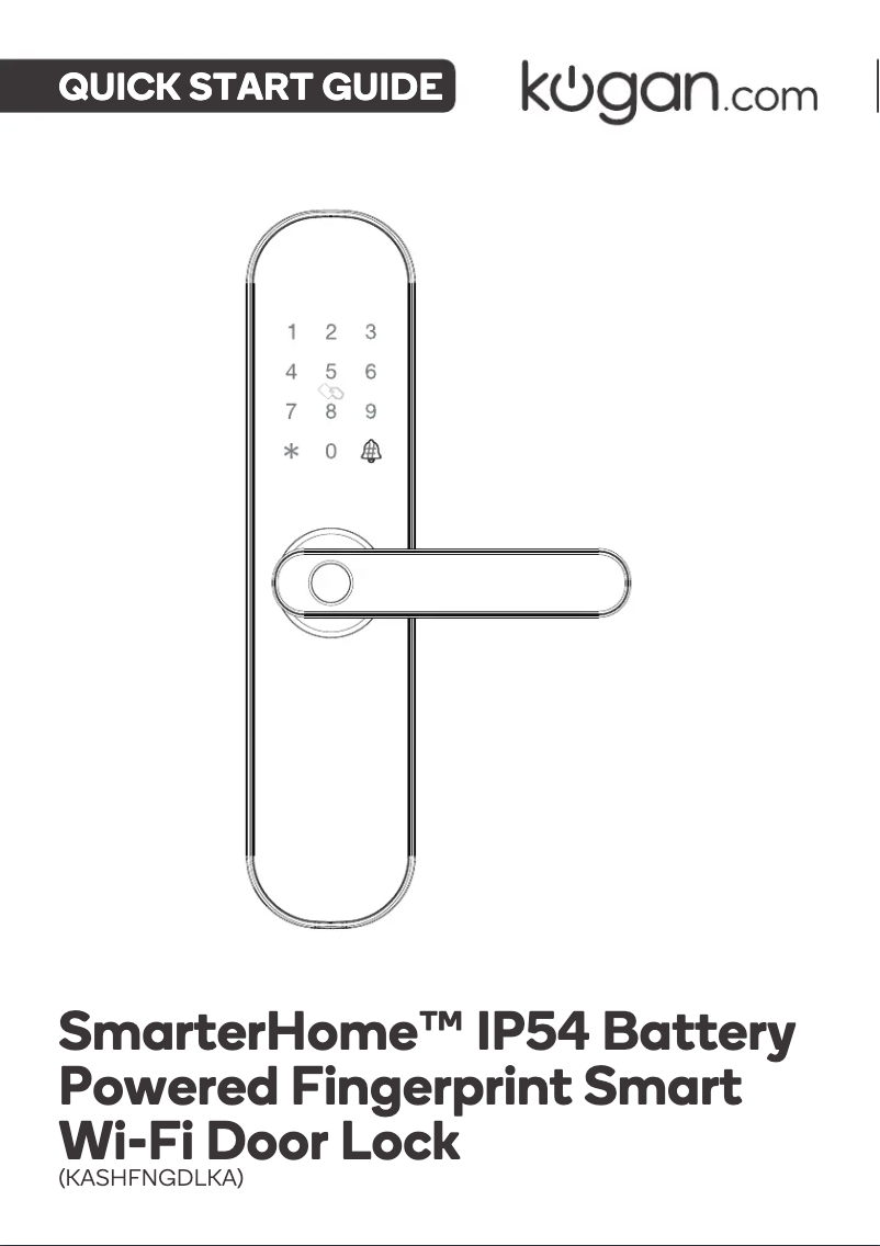 Page 1 de la notice Guide de démarrage rapide Kogan KASHFNGDLKA