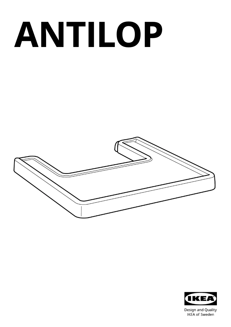 Image de la première page du manuel de l'appareil ANTILOP 504.898.56