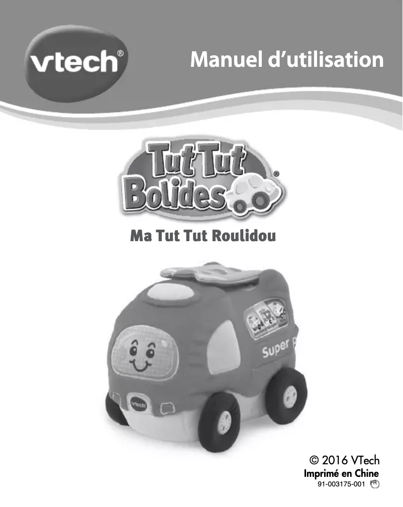 Página 1 del manual Manual de usuario Vtech Ma Tut Tut Roulidou