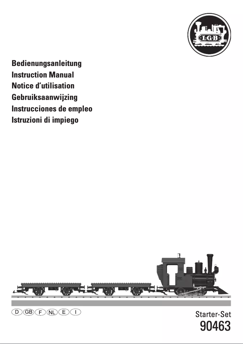 Page n°1 - Manuel utilisateur LGB 90463