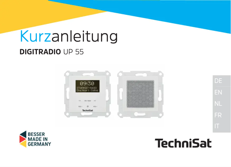 Page 1 de la notice Manuel utilisateur TechniSat DigitRadio UP 55