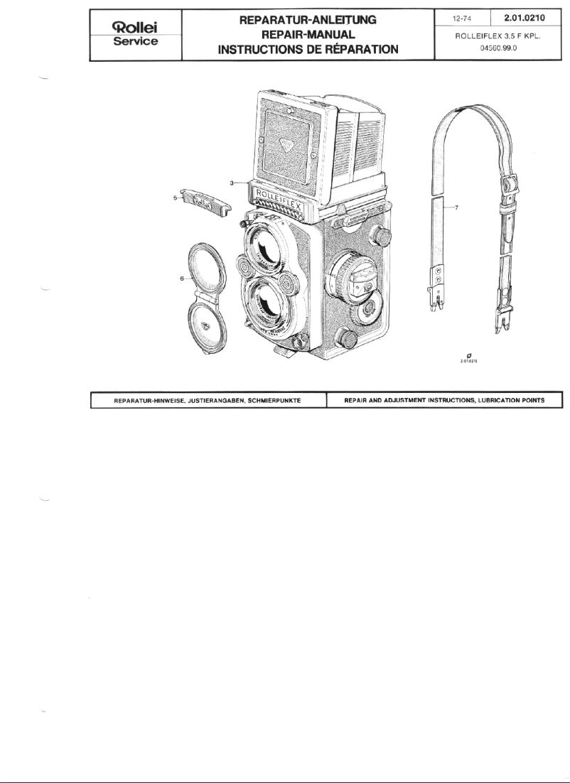 Image de la première page du manuel de l'appareil Flex 3.5F