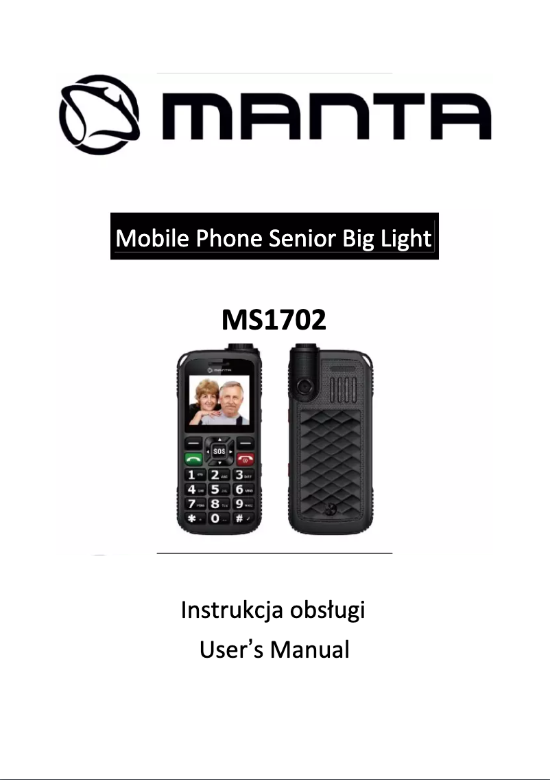 Page 1 de la notice Manuel utilisateur Manta MS1702