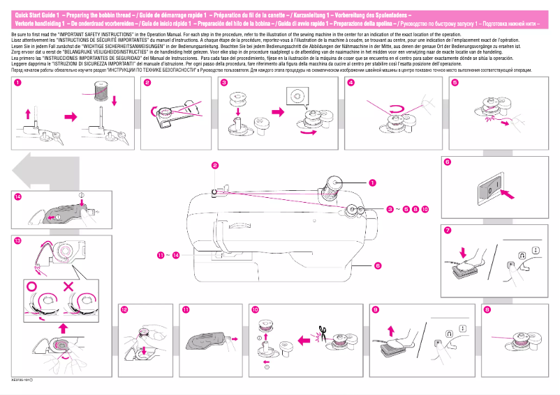 Page n°1 - Manuel utilisateur Brother CS9100