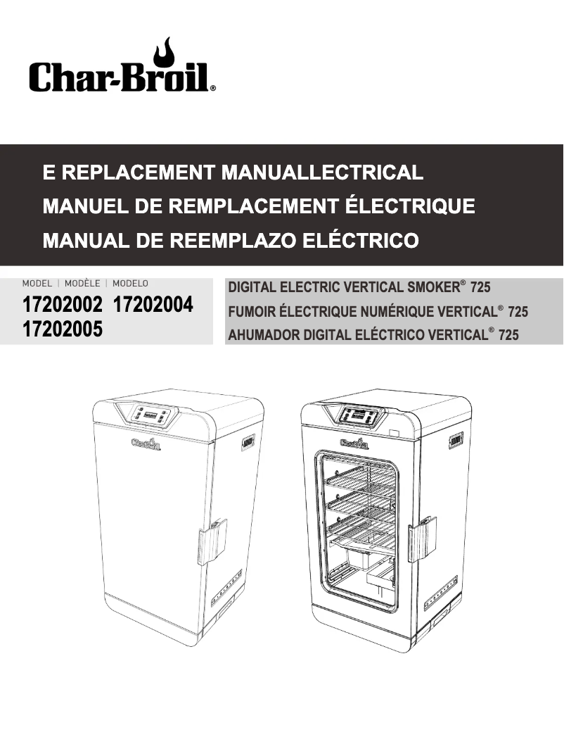 Page 1 de la notice Mode d'emploi Char-Broil 17202004