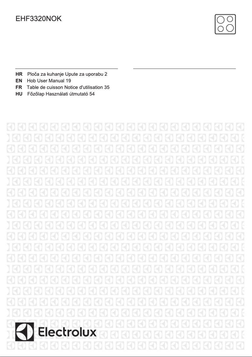 Image de la première page du manuel de l'appareil EHF3320NOK