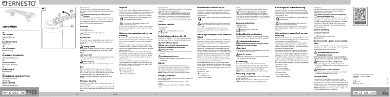 Page n°1 - Manuel utilisateur Ernesto IAN 331334