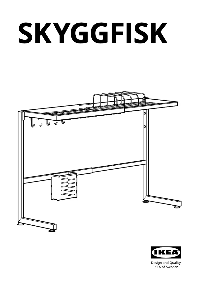 Page 1 de la notice Manuel utilisateur Ikea SKYGGFISK 205.566.87