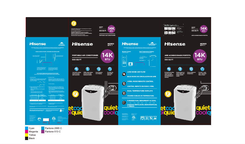 Image de la première page du manuel de l'appareil AP14CR1WG