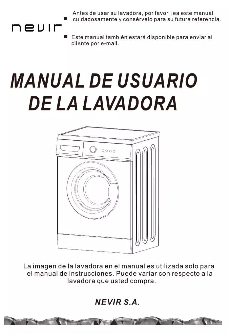 Page 1 de la notice Manuel utilisateur Nevir NVR-4707