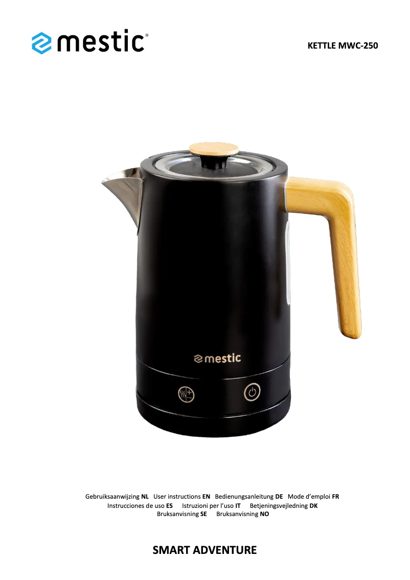Page 1 de la notice Manuel utilisateur Mestic MWC-250