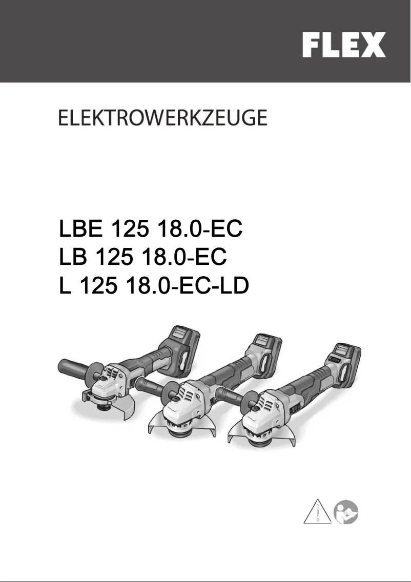 Page n°1 - Manuel utilisateur Flex LB 125 18.0-EC