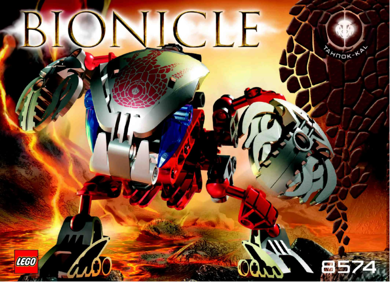 Image de la première page du manuel de l'appareil Bionicle 8574